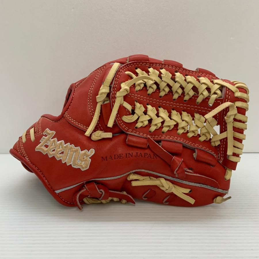 ジームス Zeems  軟式 大人 一般 内野手用 グローブ グラブ 右投げ 526DBN 中古品 グローブ袋付き 野球 7252 ジームス Zeems 軟式 大人 一般 内野手用 グローブ グラブ 右投げ