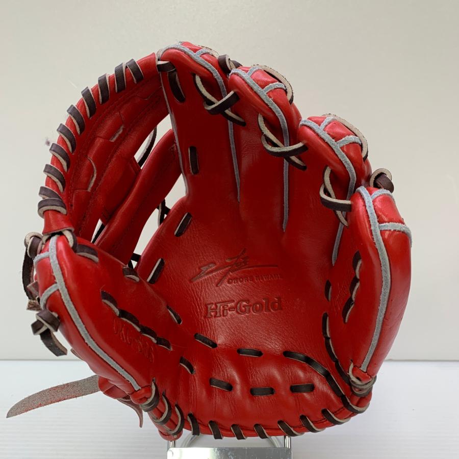 ハイゴールド HI-GOLD ONORE KIWAME 軟式 大人 一般 内野手用 グローブ グラブ 右投げ OKG-5106 中古品 野球 8096