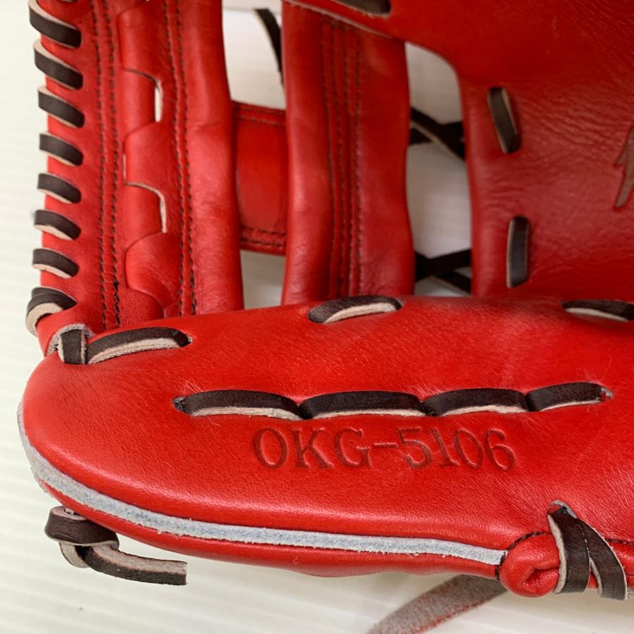 ハイゴールド HI-GOLD ONORE KIWAME 軟式 大人 一般 内野手用 グローブ グラブ 右投げ OKG-5106 中古品 野球 8096
