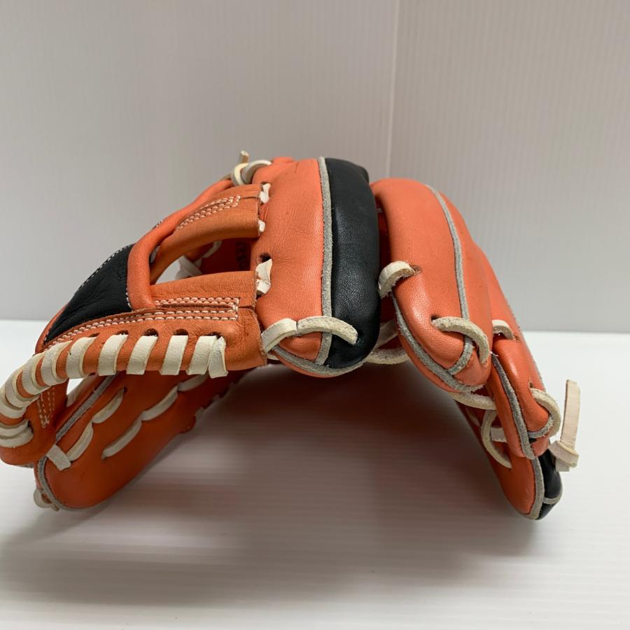久保田スラッガー KUBOTA SLUGGER オーダー 軟式 大人 一般 内野手用 グローブ グラブ 右投げ  中古品 グローブ袋付き 野球 8366の画像