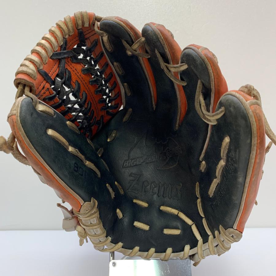 ジームス Zeems  軟式 大人 一般 内野手用 グローブ グラブ 右投げ オーダー 中古品  野球 8698_2