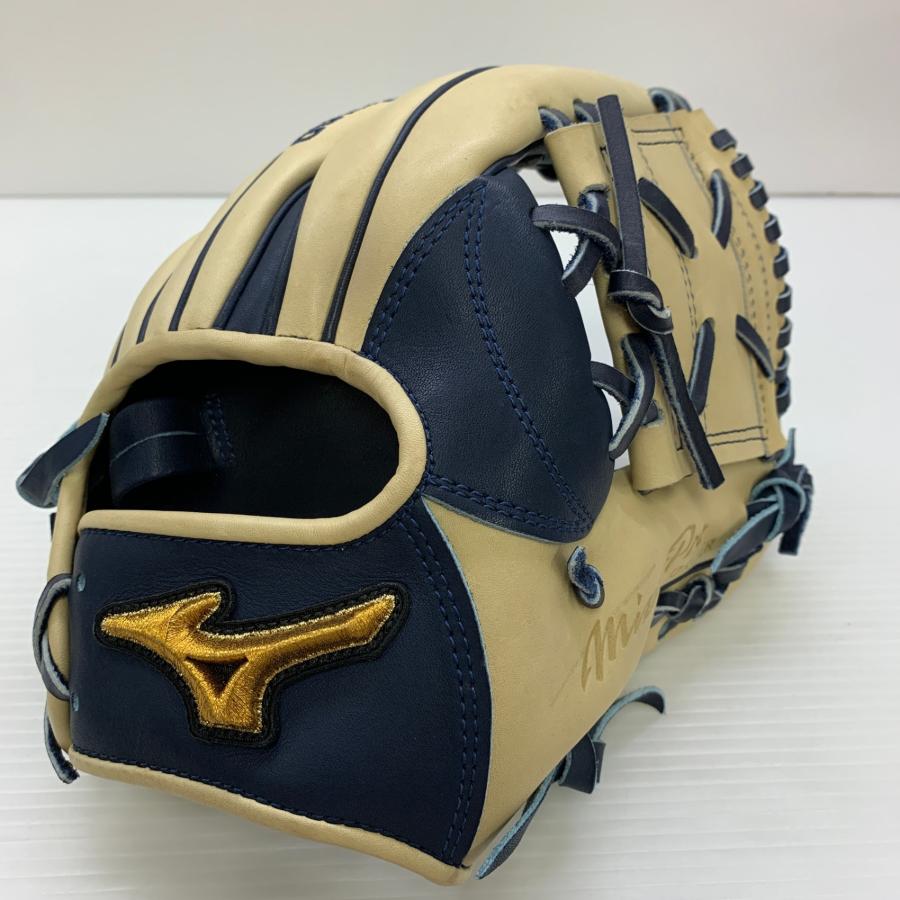 美品ミズノプロ　オーダー耕作　HAGA JAPAN 軟式一般 ミズノ MIZUNO ミズノプロ オーダー HAGA 軟式 大人 一般 内野手用
