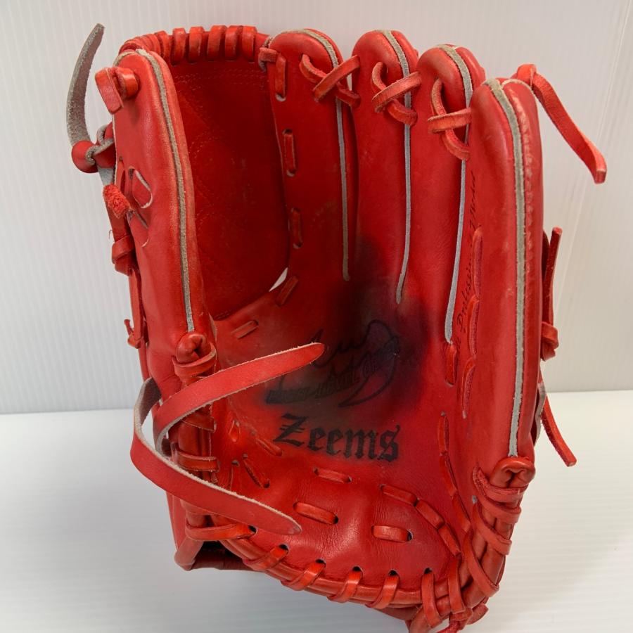 ジームス Zeems ハイレベルオーダー 軟式 大人 一般 投手用 グローブ ピッチャー グラブ 右投げ オーダー 中古品  野球 8337 ジームス Zeems ハイレベルオーダー 軟式 大人 一般 投手用 グローブ