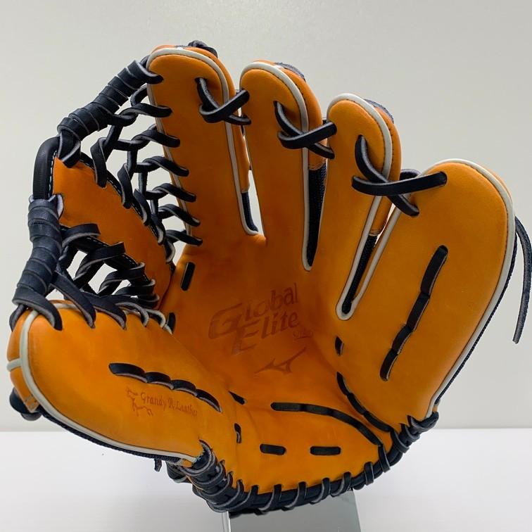 中古品 ミズノ MIZUNO グローバルエリート オーダー 軟式 外野用