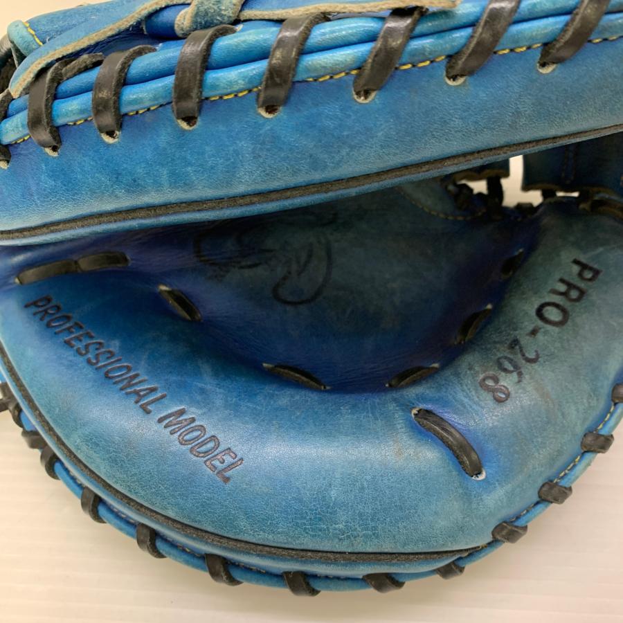 ハタケヤマ HATAKEYAMA  軟式 大人 一般 キャッチャーミット 捕手 グローブ グラブ 右投げ PRO-268 中古品  野球 7683_6