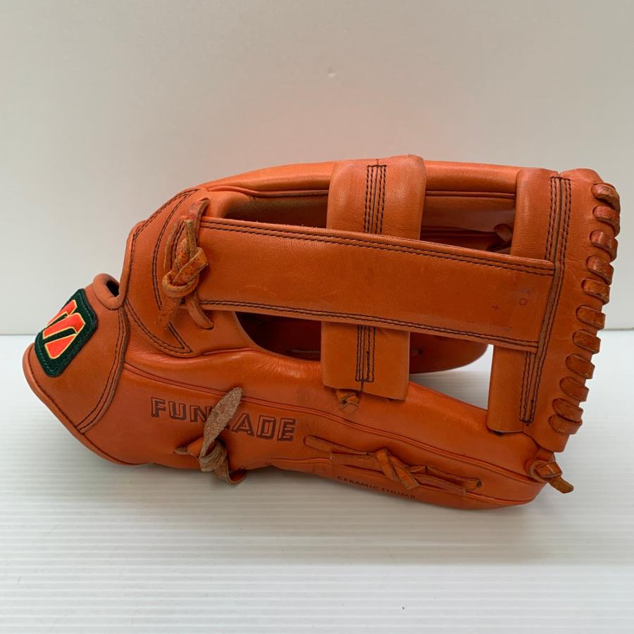 ビックM Mizuno 軟式グローブ 右投げ用 オレンジ 【公式通販】