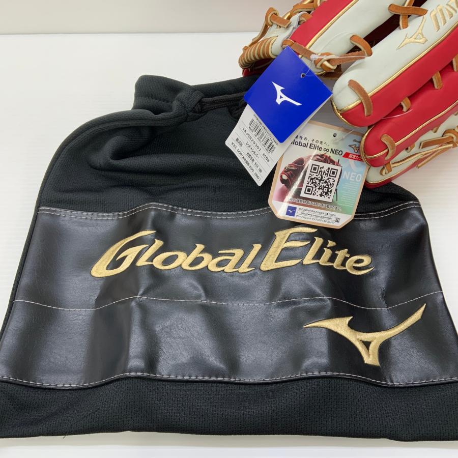 値下げ【美品】ミズノ グローバルエリート 軟式用グローブ 内野手向け 右投げ用 ミズノ MIZUNO グローバルエリート 軟式 大人 一般 外野手用 グローブ