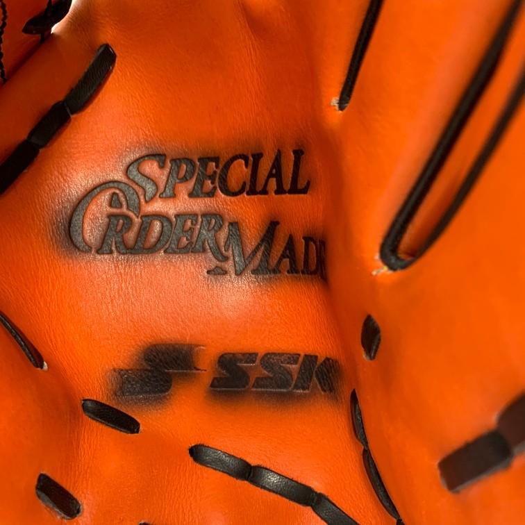 中古品 エスエスケイ SSK スペシャルオーダー 軟式 外野手用グローブ