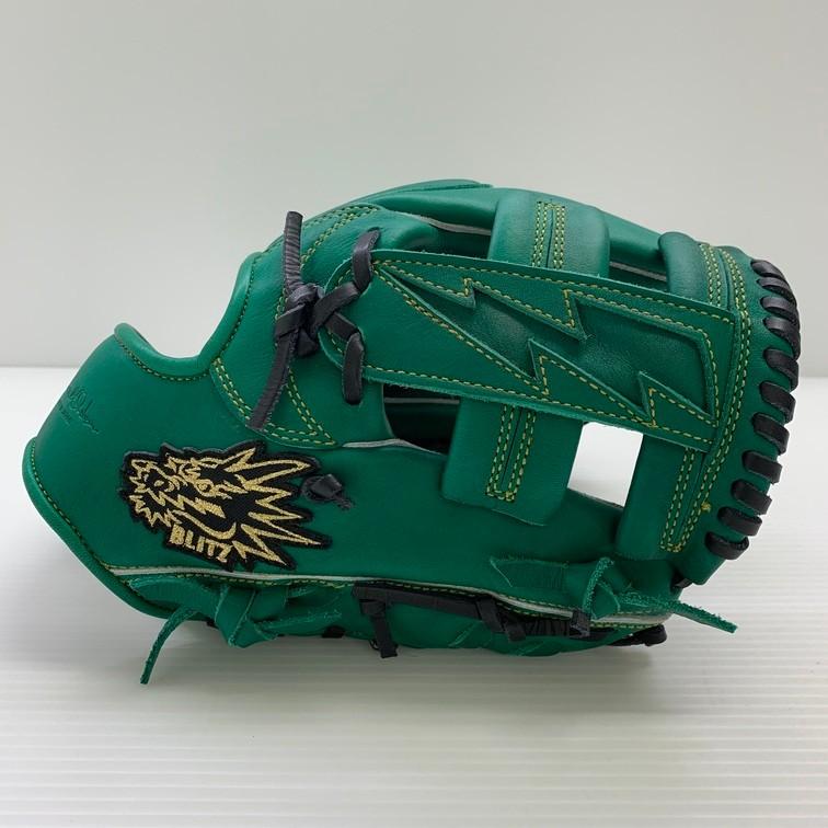 中古品 ブリッツ BLITZ オーダー 軟式 内野手用グローブ 刺〓有り 5317