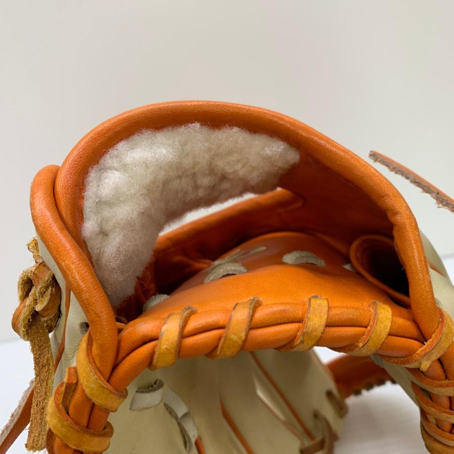 MUJI GLOVE 硬式 大人 一般 内野手用 グローブ グラブ 右投げ 中古品