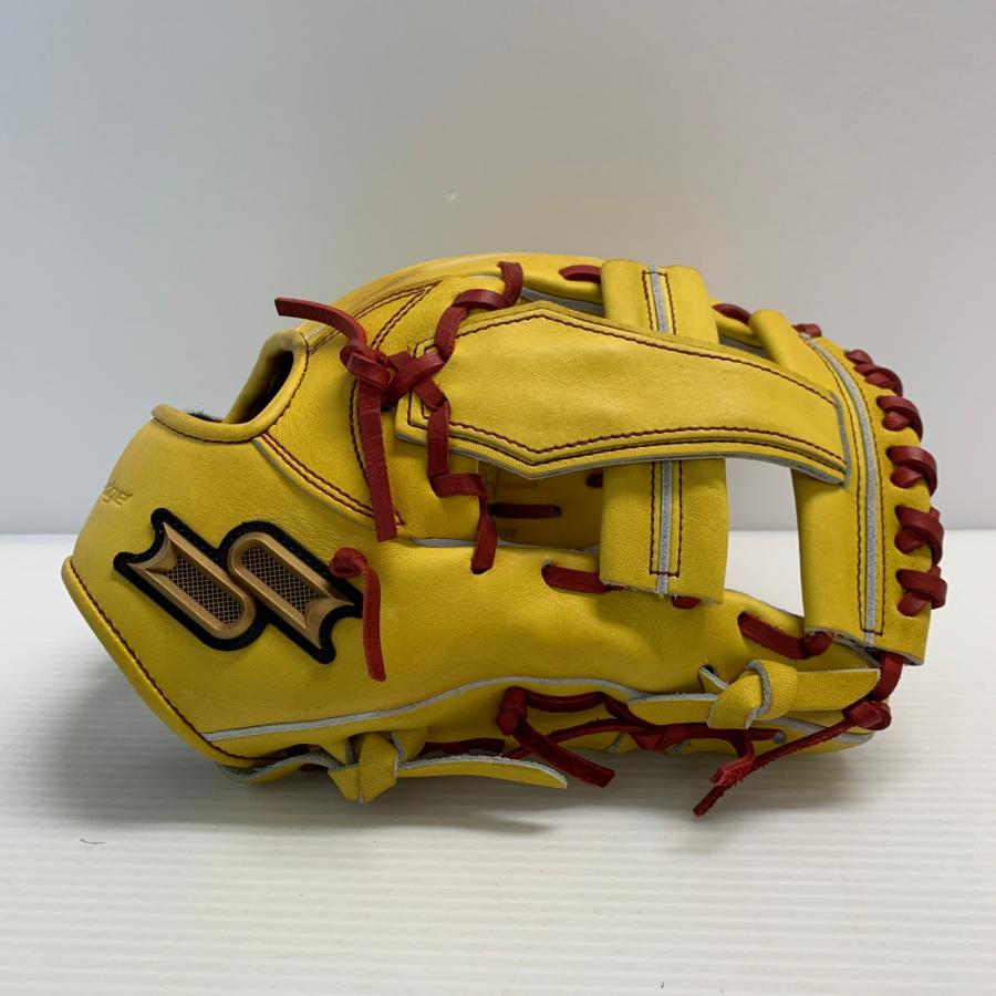 エスエスケイ SSK プロエッジ 硬式 大人 一般 内野手用 グローブ グラブ 右投げ PEK84423F 中古品 グローブ袋付き 野球 6439の画像