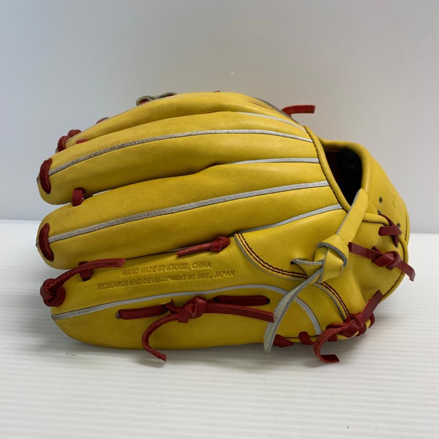 エスエスケイ SSK プロエッジ 硬式 大人 一般 内野手用 グローブ グラブ 右投げ PEK84423F 中古品 グローブ袋付き 野球 6439の画像