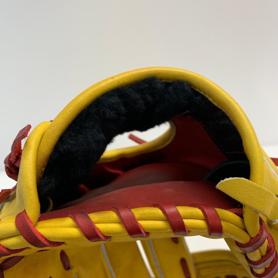 エスエスケイ SSK プロエッジ 硬式 大人 一般 内野手用 グローブ グラブ 右投げ PEK84423F 中古品 グローブ袋付き 野球 6439の画像