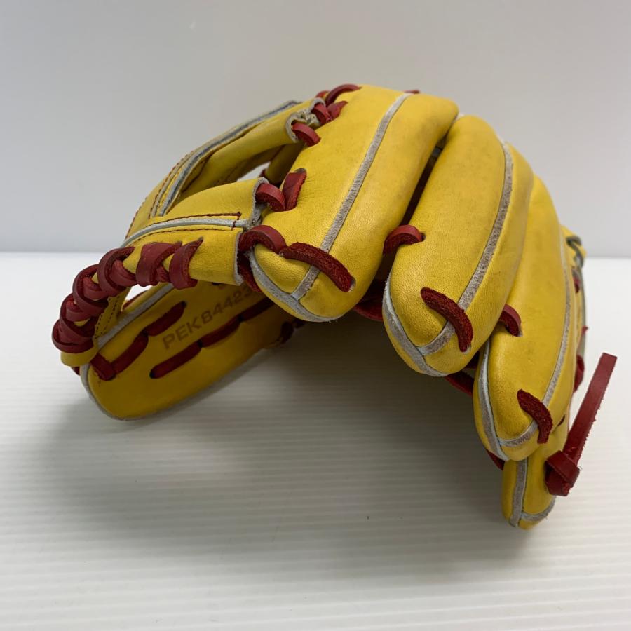 エスエスケイ SSK プロエッジ 硬式 大人 一般 内野手用 グローブ グラブ 右投げ PEK84423F 中古品 グローブ袋付き 野球 6439の画像