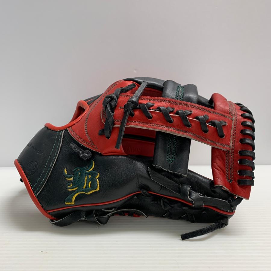 WAGYU JB 硬式グローブ 黒/赤 JB-002F WAGYU JB(和牛JB)ミット/【JB-002N】/硬式用/捕手用/型付け可能