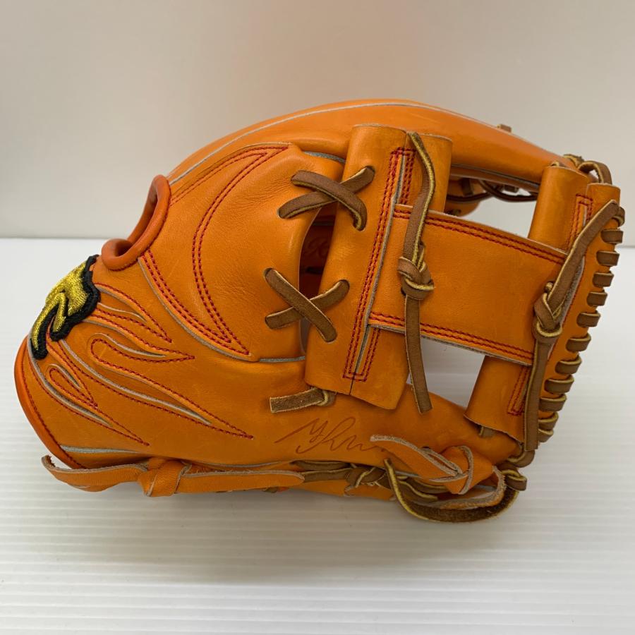 リュウ RYU  硬式 大人 一般 内野手用 グローブ グラブ 右投げ 401型 中古品  野球 6756の画像