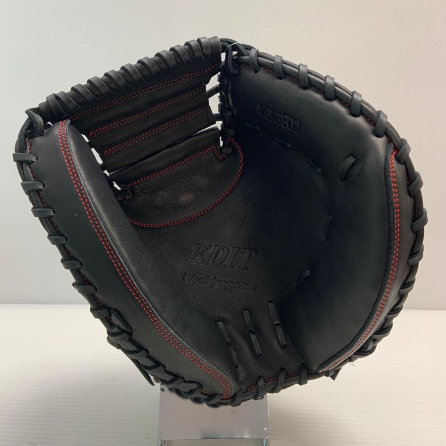 ワールドペガサス WORLD PEGASUS エディット 軟式 大人 一般 キャッチャーミット 捕手 グローブ グラブ 右投げ WGN3ED2 タグ付き  野球 6682 |  | 02