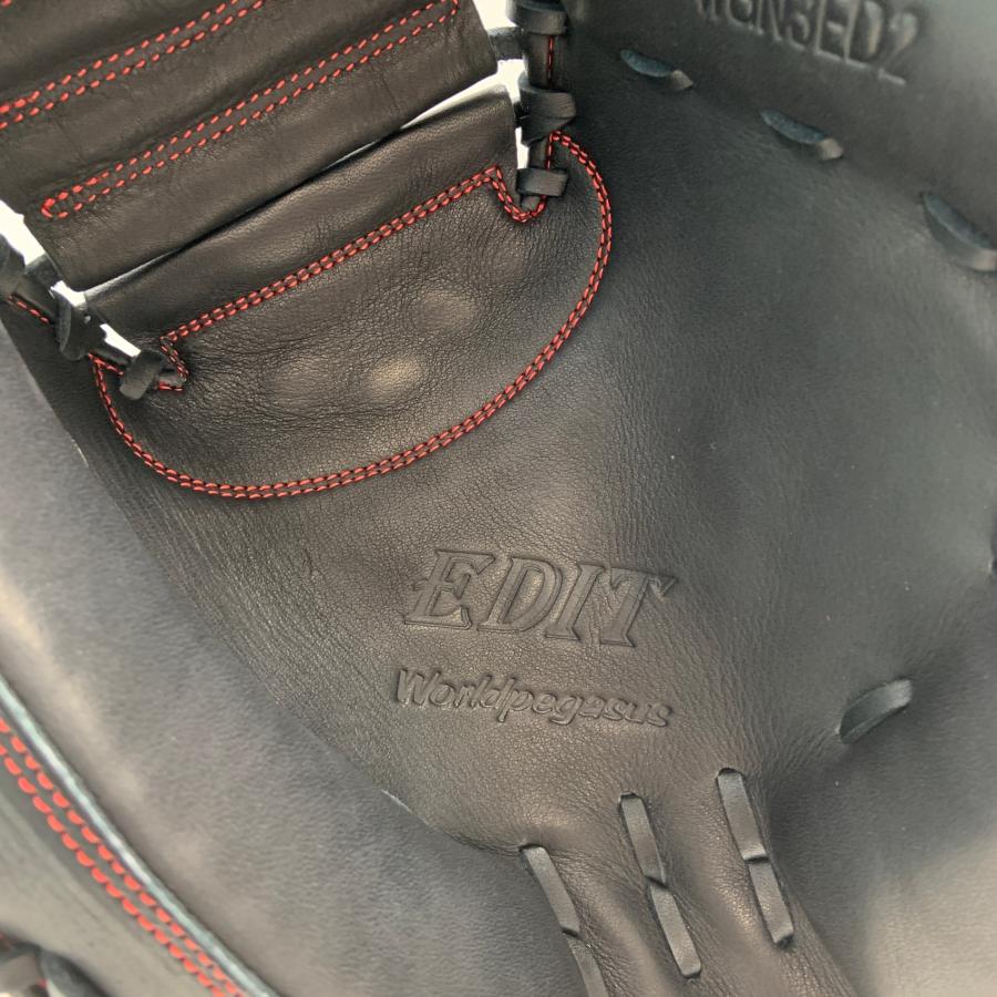 ワールドペガサス WORLD PEGASUS エディット 軟式 大人 一般 キャッチャーミット 捕手 グローブ グラブ 右投げ WGN3ED2 タグ付き  野球 6682 |  | 03