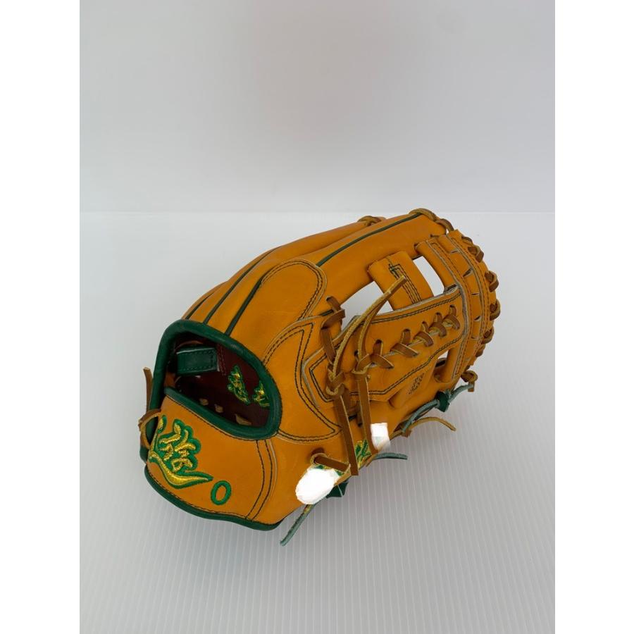 中古品 遊 オーダー硬式 内野手用グローブ 刺繍有り 3421