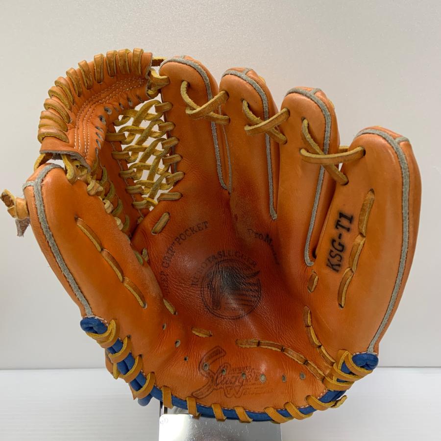 久保田スラッガー KUBOTA SLUGGER  硬式 大人 一般 内野手用 グローブ グラブ 右投げ KSG-T1 中古品  野球 6565 久保田スラッガー KUBOTA SLUGGER 硬式 大人 一般 内野手用 グローブ