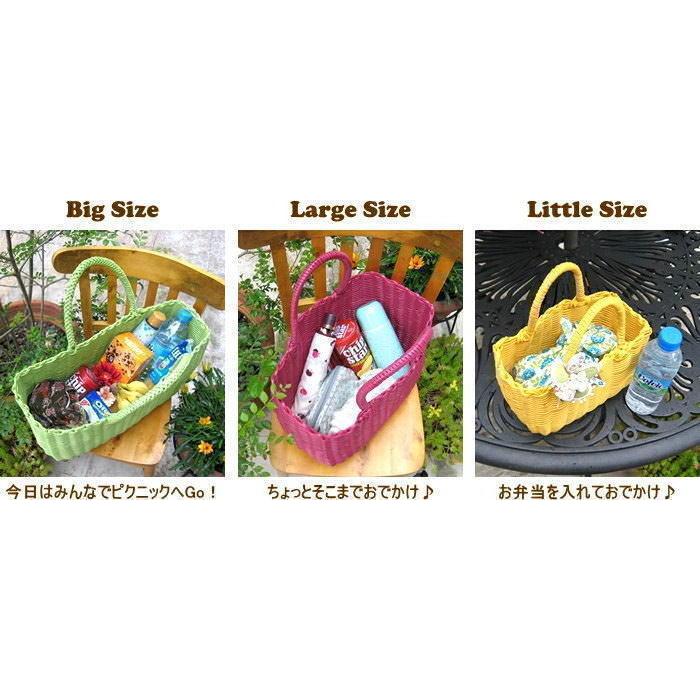 即出荷 ベージュ かごバッグ bigサイズ 浴衣用 ビニールバッグ