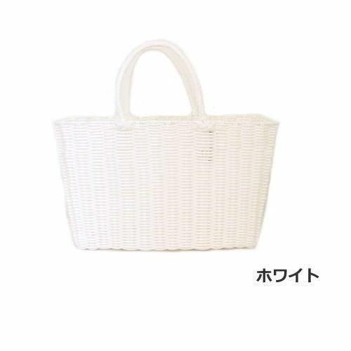 即出荷 ホワイト ショッピングバッグ かごバッグ ビニールバッグ 即出荷 ホワイト ショッピングバッグ かごバッグ ビニールバッグ