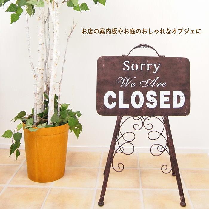 即出荷 7052 オープン&クローズスタンドブラウン 看板 オープン 即出荷 7052 オープン&クローズスタンドブラウン 看板 オープン
