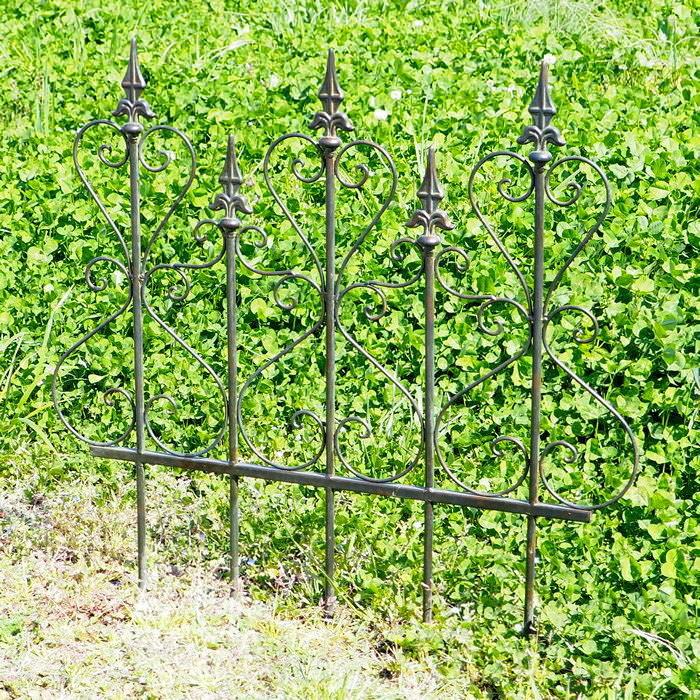 フェンス 庭 柵 ガーデニング アイアンフェンス おしゃれ 屋外