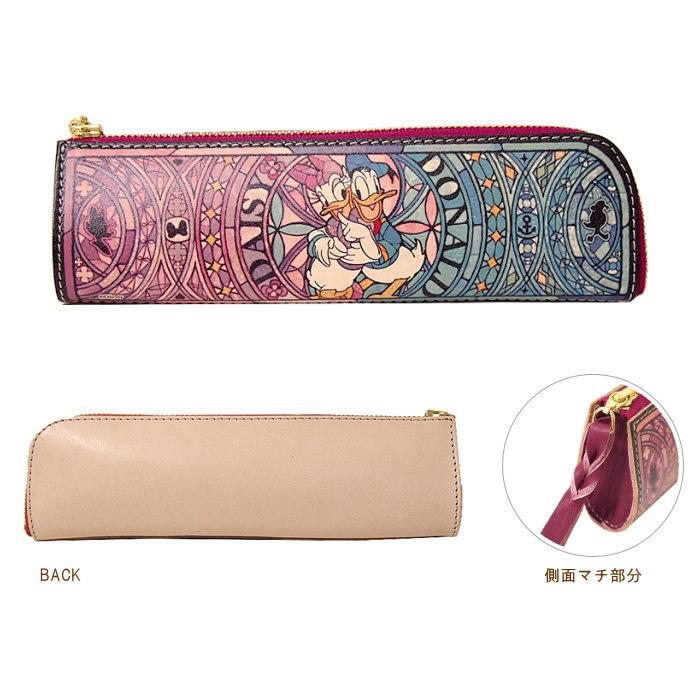 即出荷 ドナルド デイジー ペンポーチ 本革 おしゃれ スリム ペンホルダー 筆箱 筆入れ レザー 大人 筆記用具 ディズニー ペンケース Dsa 17 ディバージョン 楽天ランキング1位