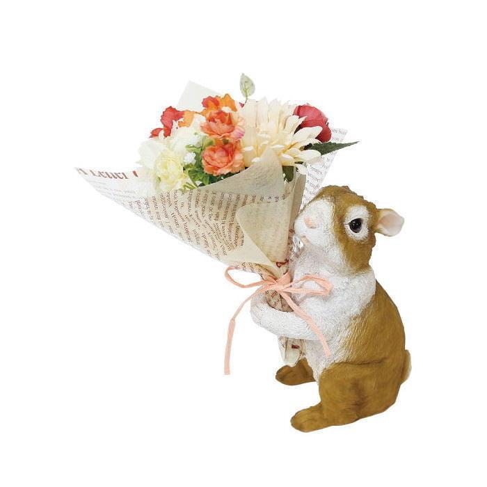 即出荷 ウサギBR 母の日 プレゼント ギフト ブーケ 花束 造花 即出荷 ウサギBR 母の日 プレゼント ギフト ブーケ 花束 造花