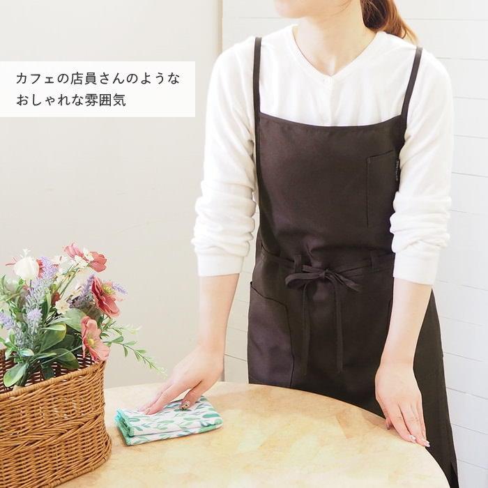 まとめ買い ロングラップエプロンブラック 5枚 セット 安い おしゃれ