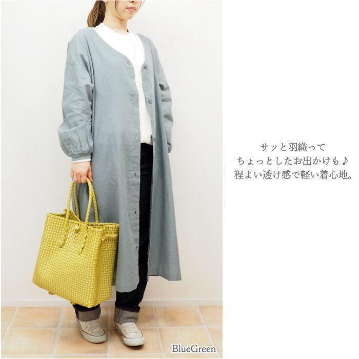 Sumikuro エプロン 割烹着 袖付き スモック コットンリネン おしゃれ