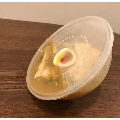 テイクアウト容器 汁漏れに強い 使い捨て ラーメン どんぶり PP容器 