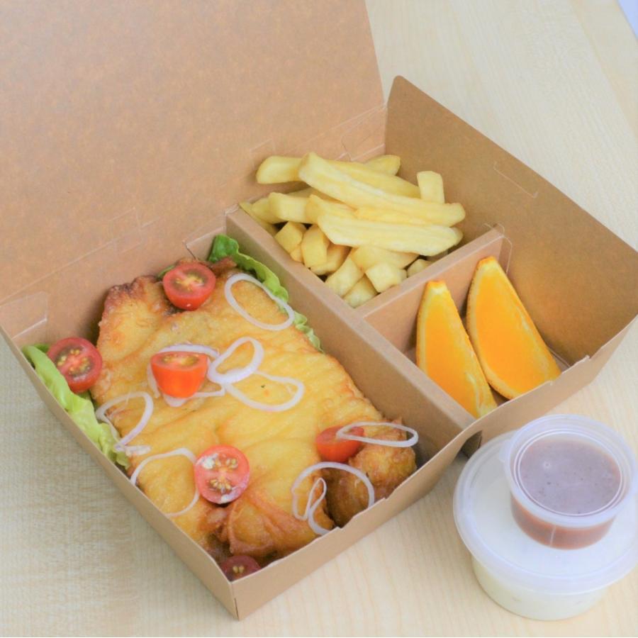 テイクアウト容器 クラフト 紙製 ランチボックス Lサイズ 仕切り3分割 50個 おしゃれでエコ 使い捨て フードパック Pb3 Hp Eプラマート 通販 Yahoo ショッピング