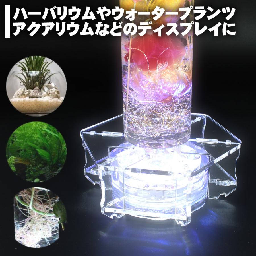 フィギュアスタンド ステージ ライトアップ ディスプレイ LED