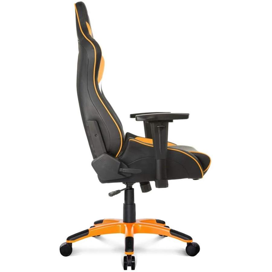 AKRacing Pro-X V2 ゲーミングチェア 高耐久PUレザー 180度リクライニング 4Dアジャスタブルアームレスト採用 ロッキング機能 オレンジ AKR-PRO-X/ORANGE/V2の画像