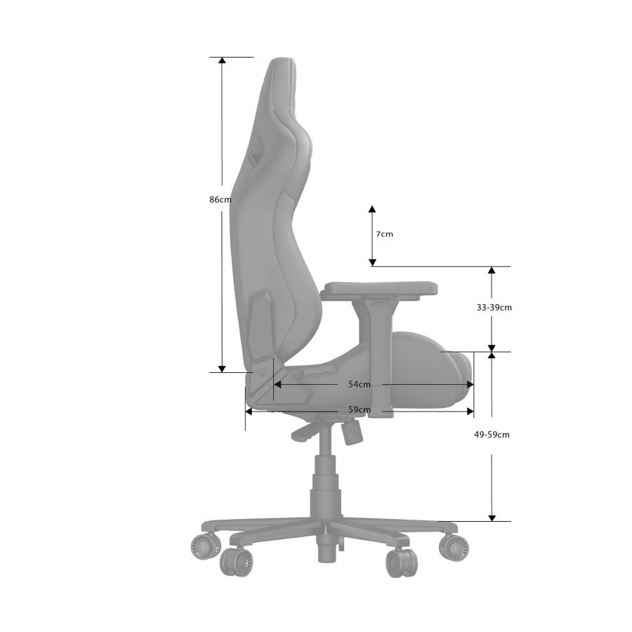 P10倍 ゲーミングチェア オフィスチェア ワークチェア 黒 ブラック ゲーム用 椅子 アンダーシート カイザー Andaseat Kaiser Frontier XL｜e-plaisir-shop｜09