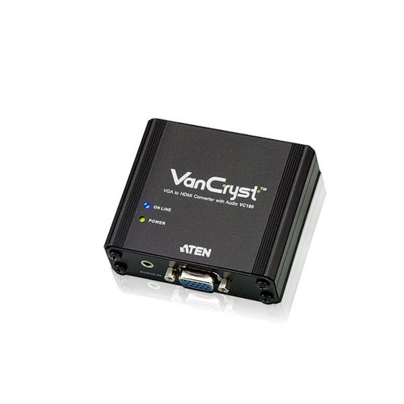 ATEN ビデオコンバーター VGA to HDMI RoHS対応 アナログVGA ATEN ビデオコンバーター VGA to HDMI RoHS対応 アナログVGA