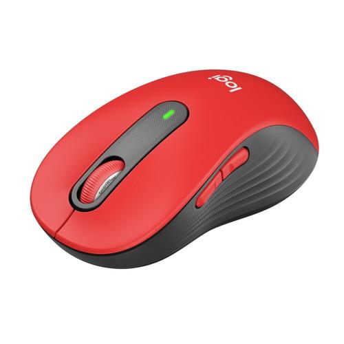 マウス Bluetooth 無線 静音 Lサイズ 電池式 ワイヤレス USBレシーバー 省エネ レッド 赤 ロジクール SIGNATURE M650LRD｜e-plaisir-shop｜02