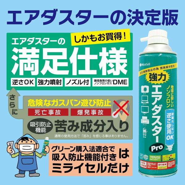 エアダスター Pro 2本セット 350ml 苦み成分入り Ms2 Adprodme 2p Miraisell ミライセル イープレジールpaypayモール店 通販 Paypayモール