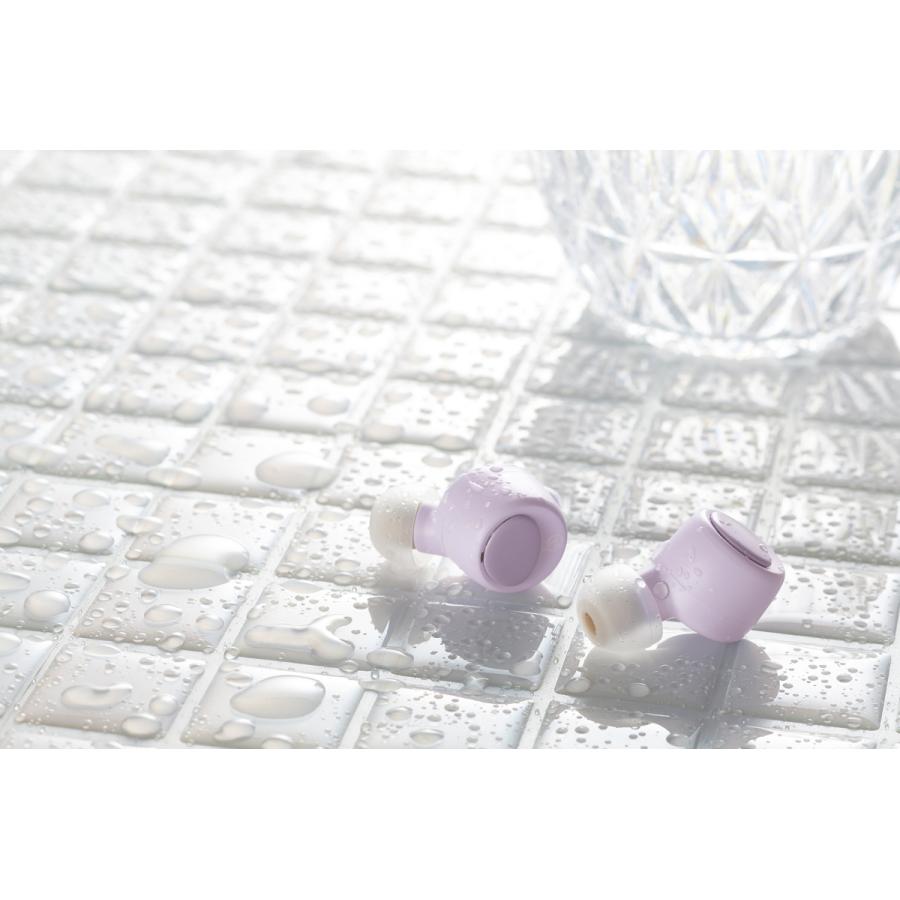 MS-TW23PU ワイヤレスイヤホン Bluetooth 防水 防塵 ゲーミングモード搭載 M-SOUNDS Lavender Purple｜e-plaisir-shop｜04
