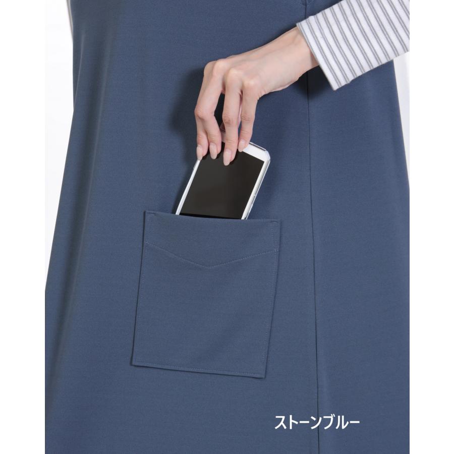 ラクゆるジャンスカワンピ　レディース　レディス　ワンピース　爆買 |  | 24