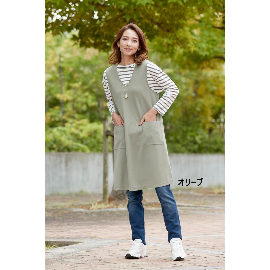 ラクゆるジャンスカワンピ　レディース　レディス　ワンピース　爆買 |  | 15