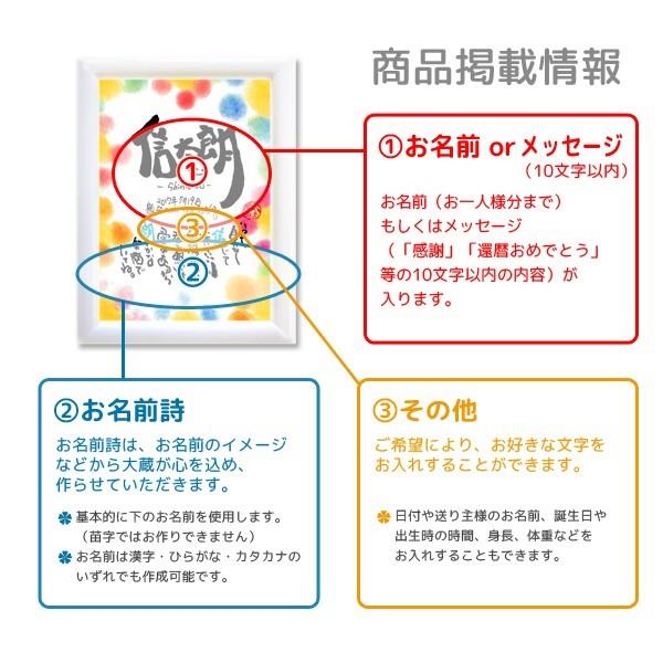 還暦祝い 卒業祝い 退職祝い 出産祝い 命名紙 ギフト プレゼント 名入れ メッセージ ミニ額 書家大蔵 Mnfl 01 E プレネット 通販 Yahoo ショッピング