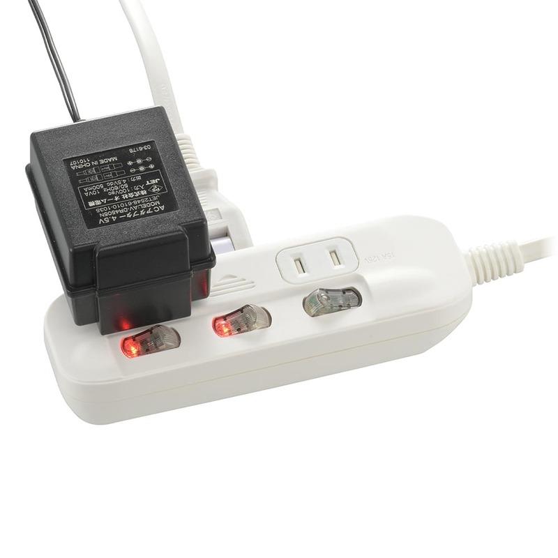 OHM（オーム電機） 電源タップ 交互コンセント 3個口 2m｜HS-TP32ADW22