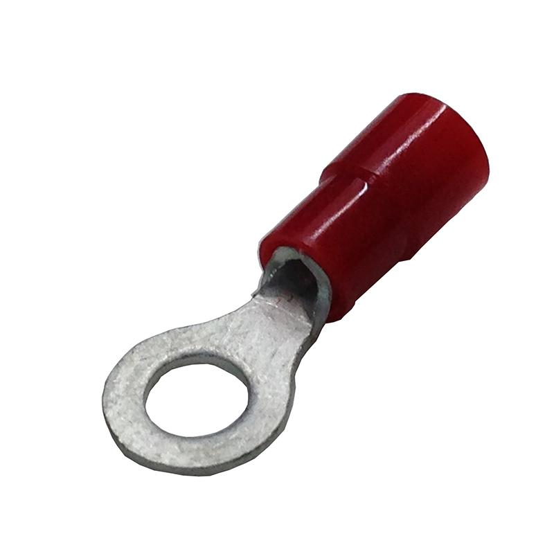 ニチフ 圧着端子 絶縁 丸型R型 100個入｜TMEX1.25-4-RED 00-4657 :00