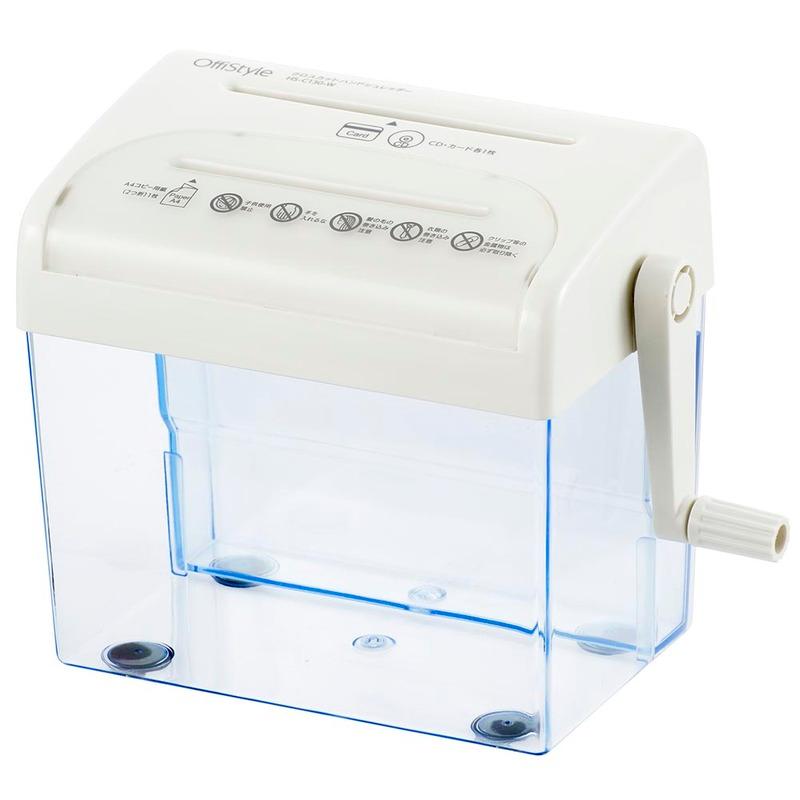 OHM（オーム電機） シュレッダー 手動 OffiStyleクロスカットハンド