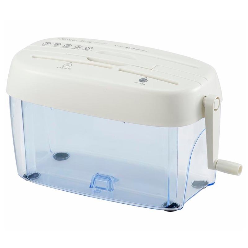 OHM（オーム電機） シュレッダー 手動 OffiStyleクロスカットハンド