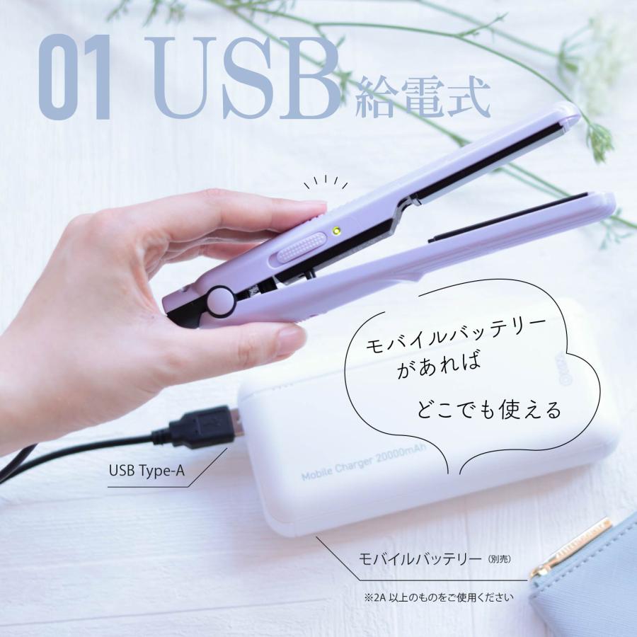 ヘアアイロン モバイルヘアアイロン ヴァイオレット Iberis｜HB-HIUD-V 00-5691｜e-price｜04