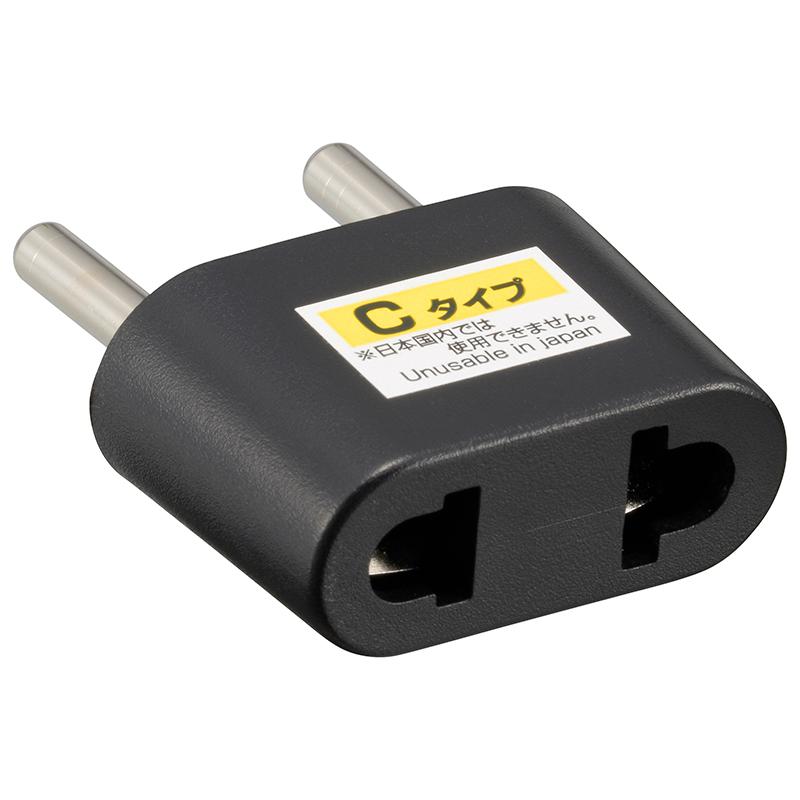 海外用電源形状変換プラグ Cタイプ ヨーロッパ TRA-A0848C 01 海外用電源形状変換プラグ Cタイプ ヨーロッパ TRA-A0848C 01